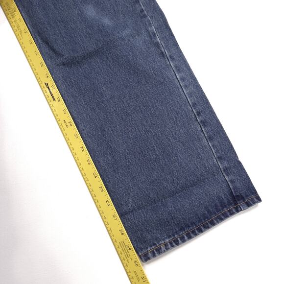 Vintage Levis 505 Jeans Mens 38x30 EUC Dark Blue Denim Retro - Picture 6 of 9